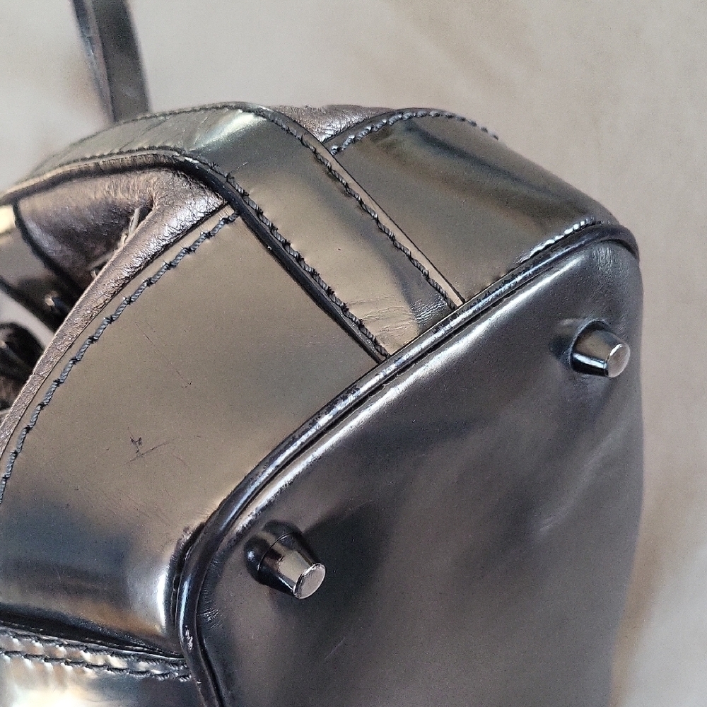 Authentic Burberry Black and Brown Shoulder Bag - Picture 11 of 16
